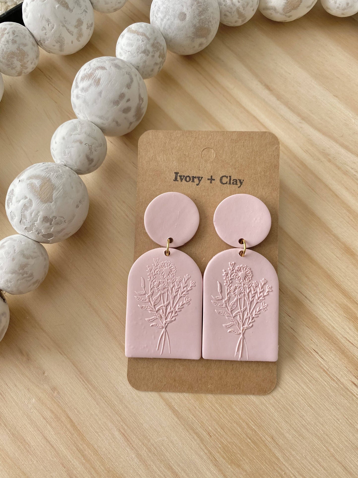 Botanical Clay Earrings